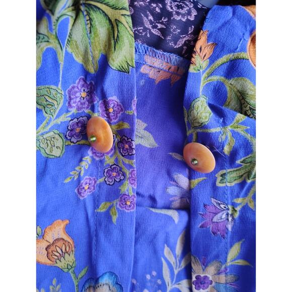 Carole Little Rayon Jacket  Multicolor Womens Size 12 - Picture 6 of 6